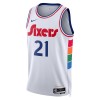 Dres Philadelphia 76ers Joel Embiid Nike 2024-25 City Edition Bijela Swingman